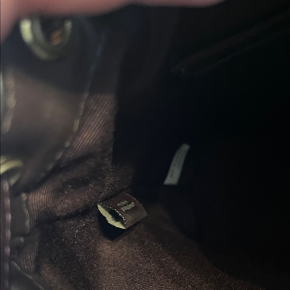 Coach Burgundy and Cream Mini Bag - Picture 6 of 16